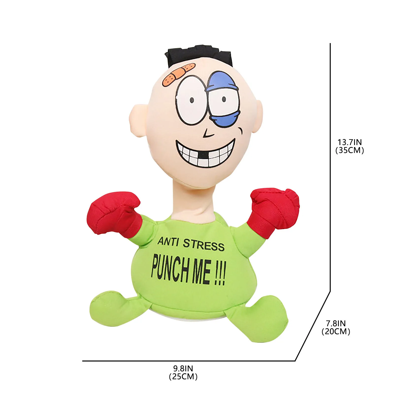 Электрическая плюшевая забавная игрушка удобный удар злодейский Творческий