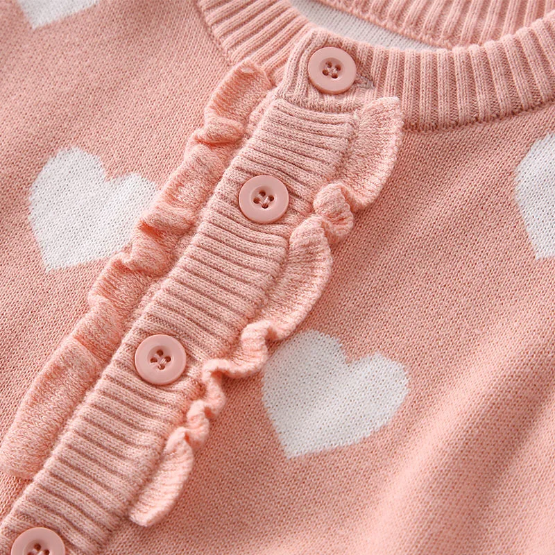 

Autumn Baby Romper Knitted Infant Jumpsuits Baby Girls Overalls Long Sleeves Newborn Rompers Toddler Outerwear 0-12M Costumes