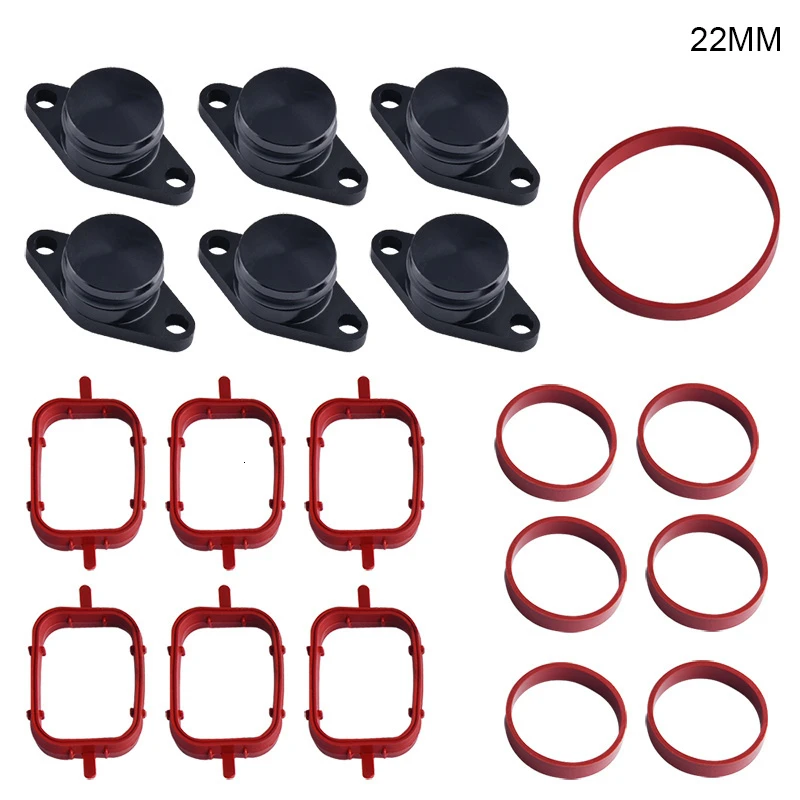 SPEEDWOW 22mm 32mm Swirl Blanks Repair Delete Kit With Intake Gaskets Key Auto Replacement Parts For BMW M57 | Автомобили и
