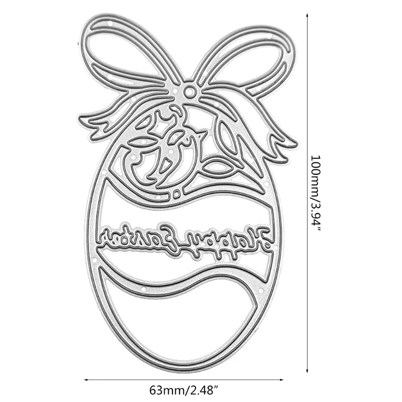 

Easter Eggs Bow Metal Cutting Dies Stencil Scrapbooking DIY Album Stamp Emboss 95AA