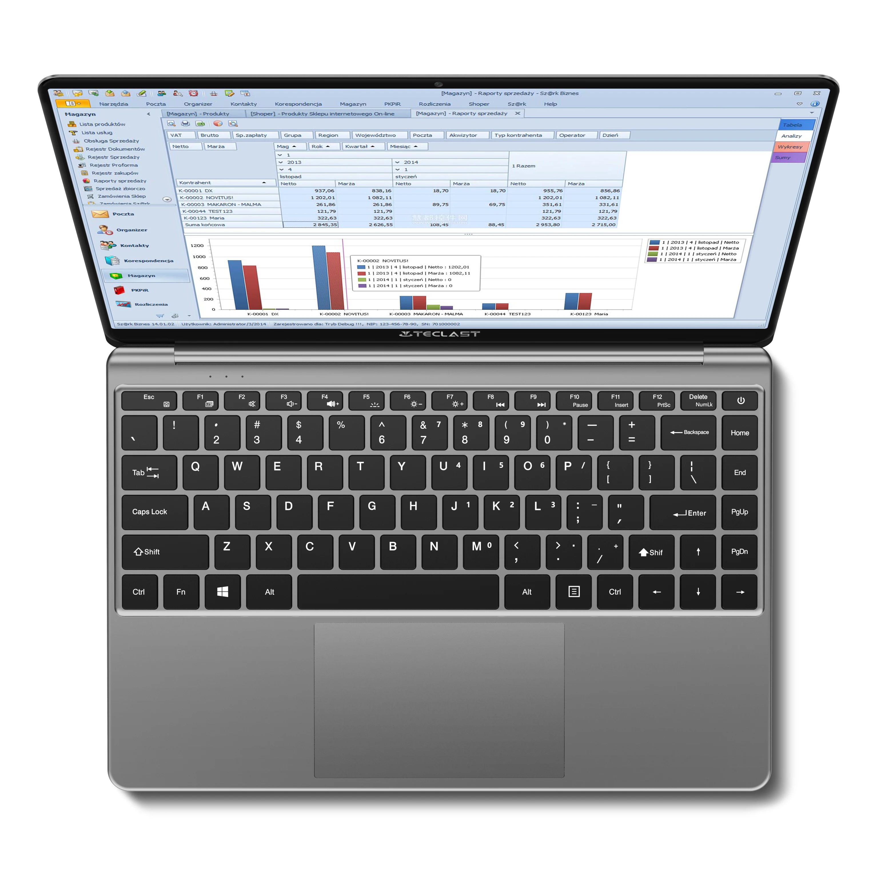 Billig Teclast F7S Notebook 14,1 ''Windows 10 Intel N3350 Dual Core 2,4 GHz 8 GB RAM 128 GB SSD 2,0 MP Vorne Kamera 7 Stunde Mix-verwenden Laptop
