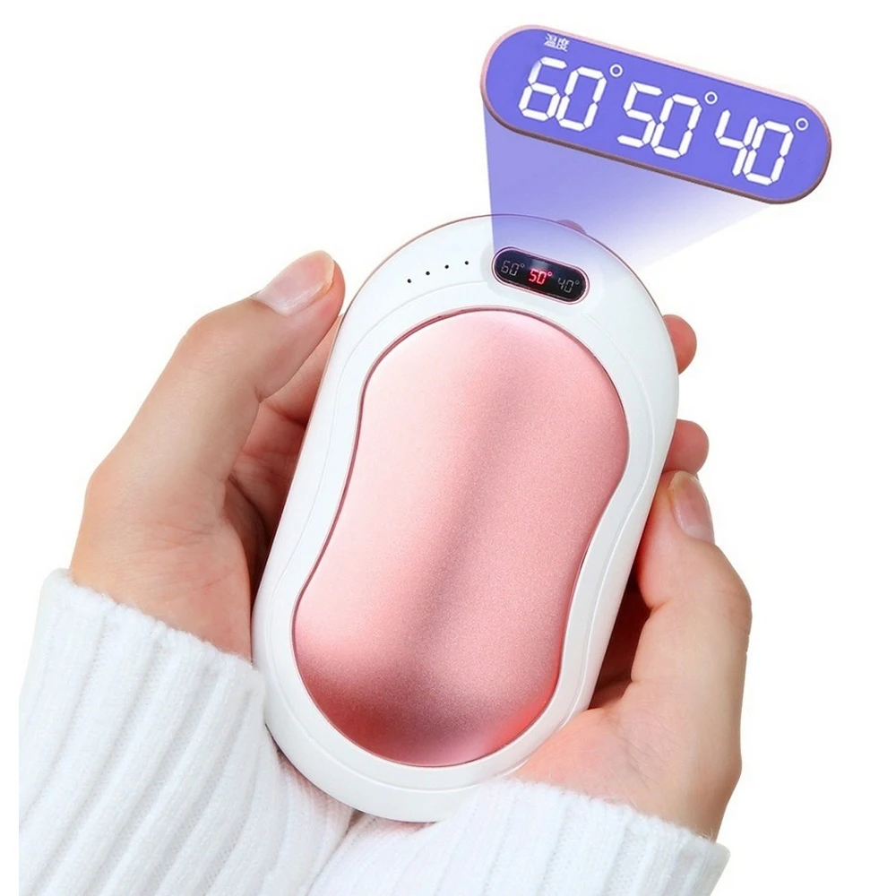 

Youpin Hand Warmer 10000 MAh USB Power Bank Electric Portable Pocket Hand Warmer Digital Display Multi-Function Pocket Cloth Bag