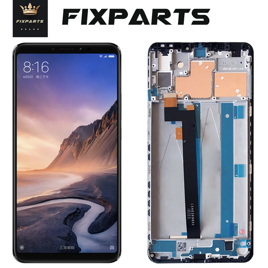 Черный Новый Для 6 9 &quot Xiaomi Mi MAX 3 ЖК дисплей сенсорный экран дигитайзер сборка Max3