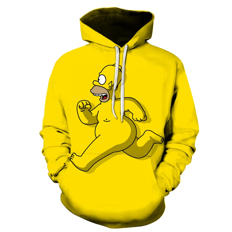 2019 Новинка Moda de nova Толстовка 3D Симпсон впечатление moletom capuz homens mulheres outono e inverno esportes