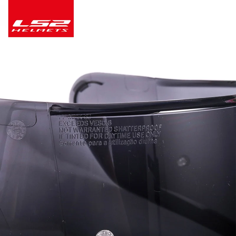 Оригинальный LS2 ff397 козырек для темного дыма на все лицо мотоциклетный шлем