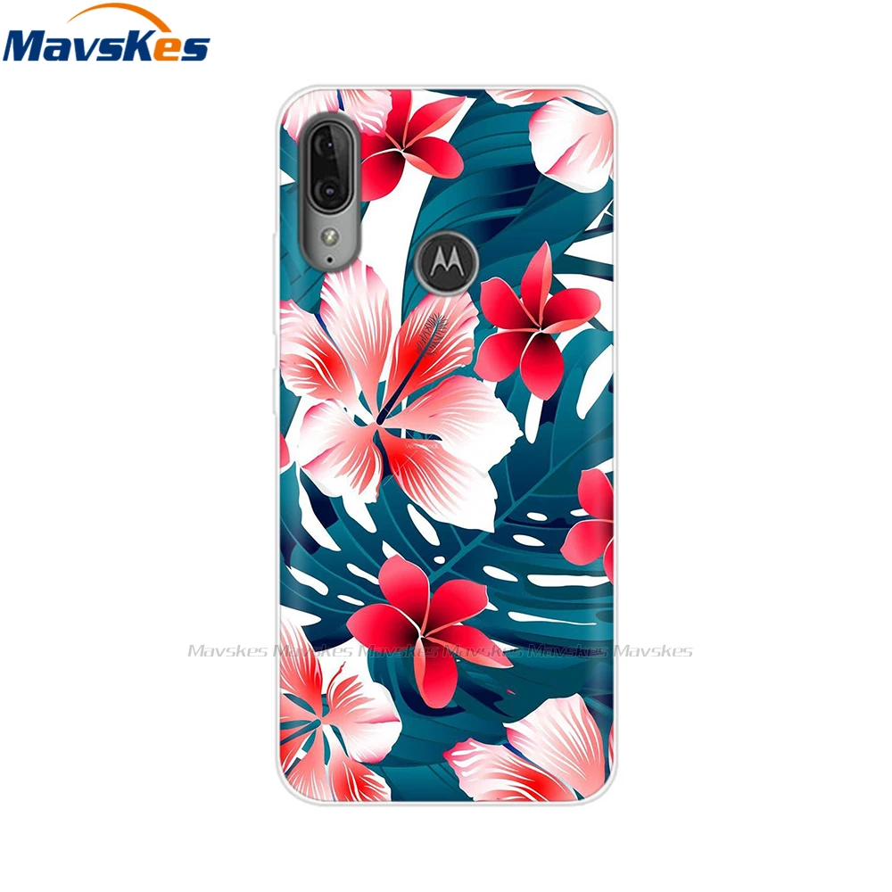 6 1 for motorola e6 plus case silicone painting tpu soft back cover phone case for motorola moto e6 plus e 6 e6plus e6s fundas free global shipping