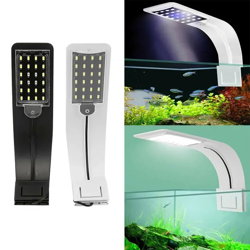 

Super Slim LED Aquarium Light Lighting plants Grow Light 5W/10W/15W Aquatic Plant Lighting Waterproof Clip-on Lamp For Fish Tank