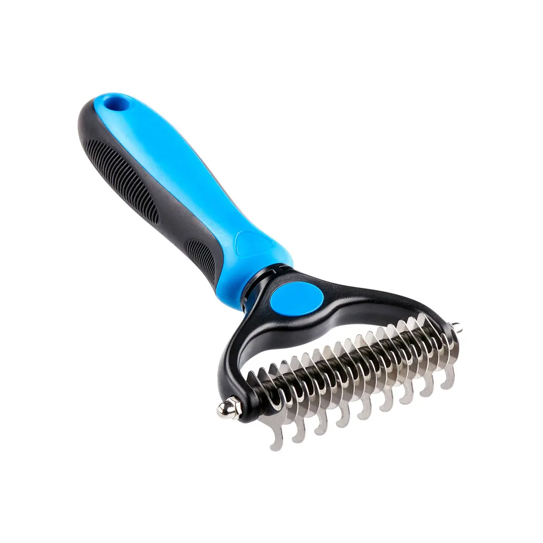 Щетка двусторонняя для вычесывания шерсти домашних животных инструмент