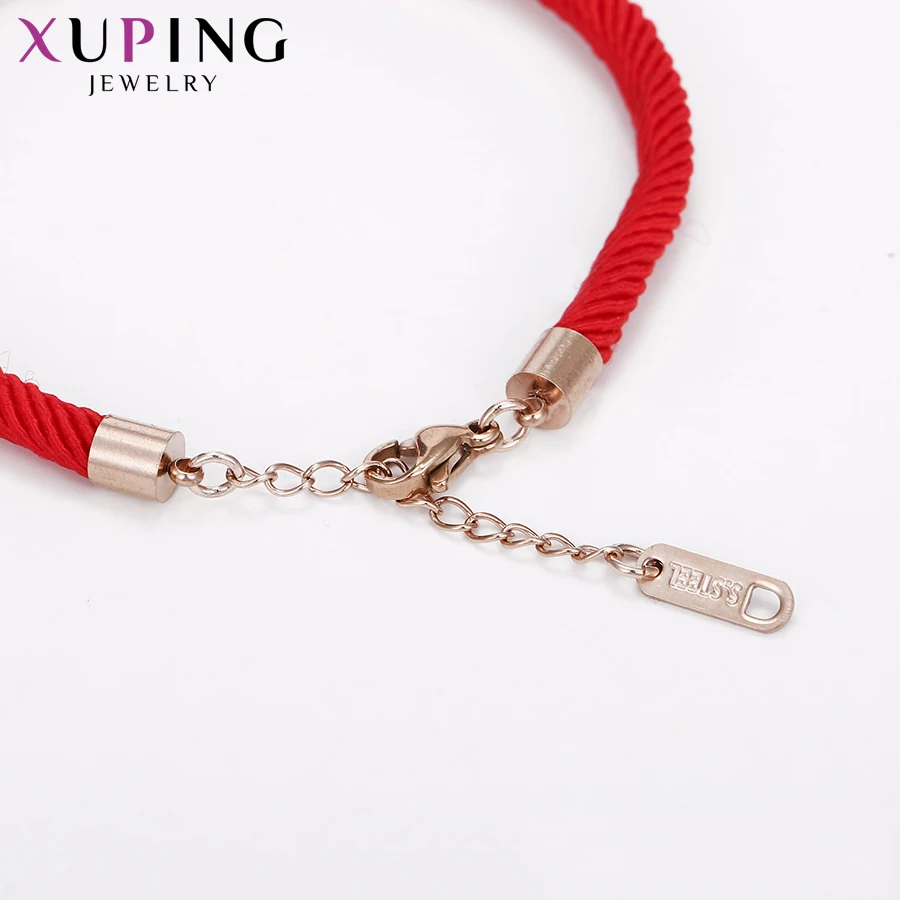 Xuping романтические женские браслеты в китайском стиле с Красной веревкой