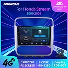 Автомагнитола NAVICAR, 2DIN, Android 2000, для Honda Stream 2005-, стереоприемник, GPS-навигация, DSP, автомобильное радио, Bluetooth-плеер IGO