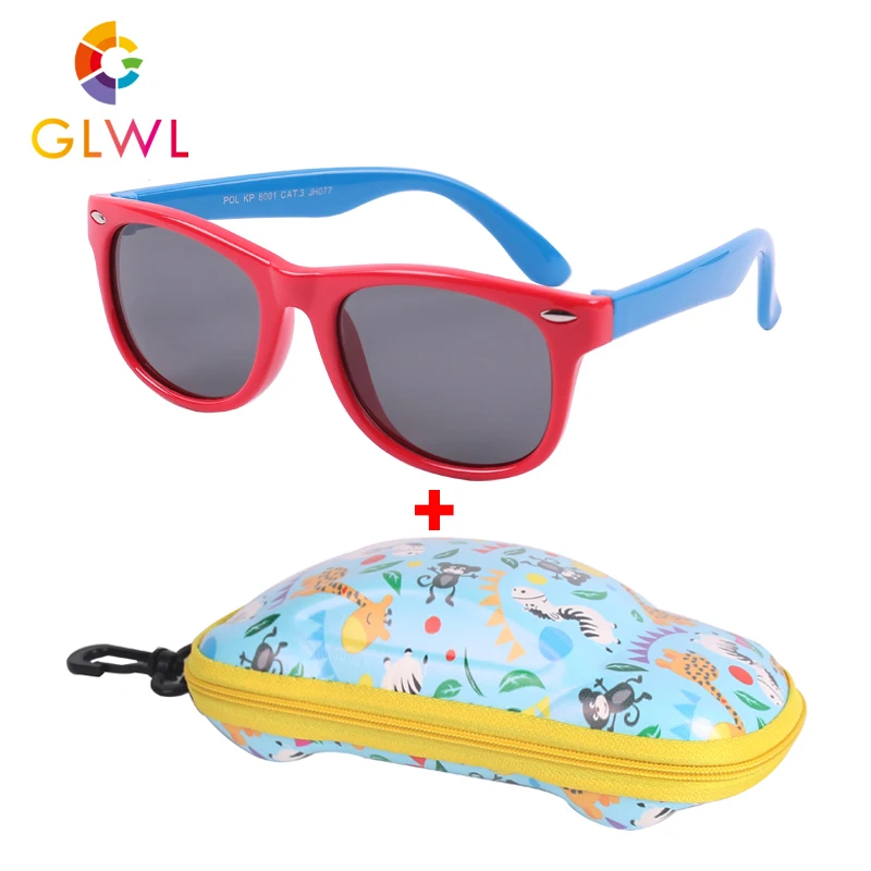 Дети поляризованных солнцезащитных очков для мальчиков очки солнцезащитные