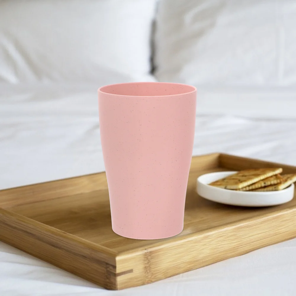 

5pcs Wheat Straw Water Cups Nordic Style Cups Practical Water Cups Chic Cups