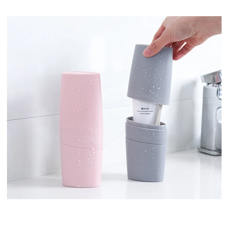 Коробка для хранения Органайзер зубных щеток чашка Toothbrushs коробка костюм Двойной