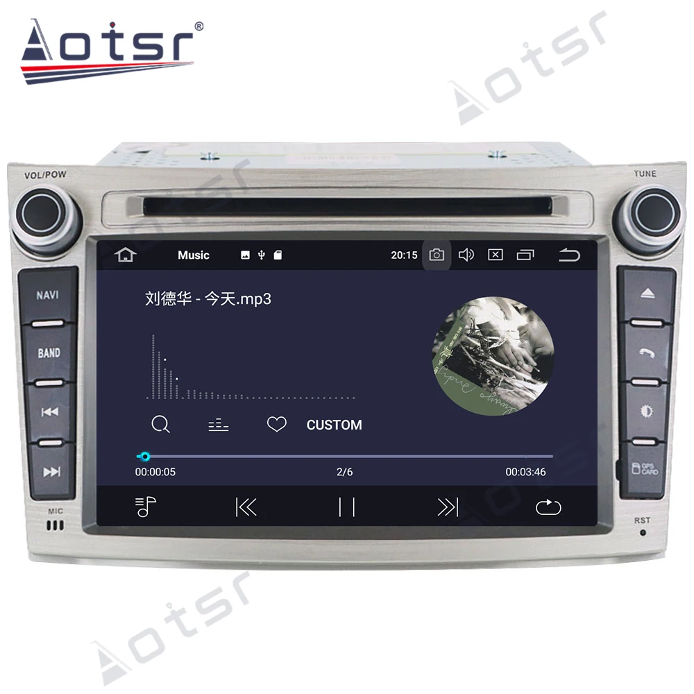 Автомобильный радиоплеер на Android 10 0 4 + 64 ГБ GPS-навигация DSP автомобильное стерео