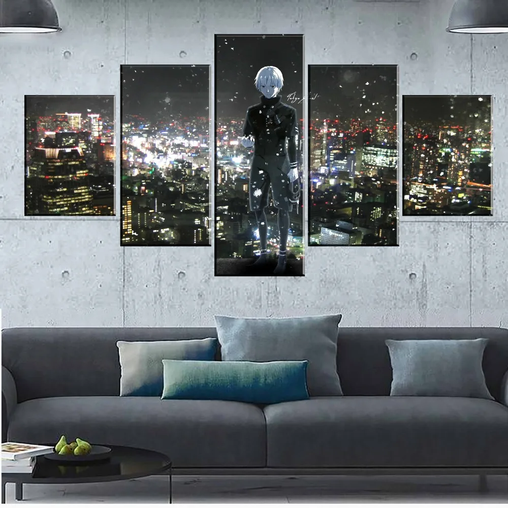 Картина на холсте HD-принты домашний декор 5 шт. настенное искусство Токийский