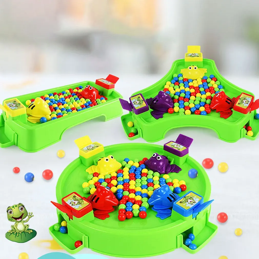 

Fun Frog Eating Pearl Beans Tabletop Game Toy Decompression Leisure Brainstorming Table Game Parent-child Game Toy
