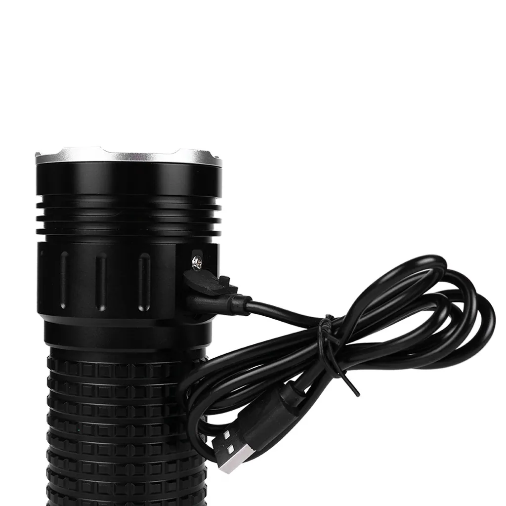 Xml T6 X 18 Led охотничий фонарь 4x18650, фонарь на батарейках, яркий охотничий фонарь, Аксессуары для велосипеда, автомобильные аксессуары