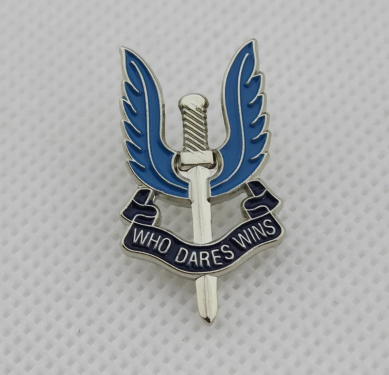 Классический значок SAS WHO DARES WINS копия Фильма Prop Pin Badge | Дом и сад