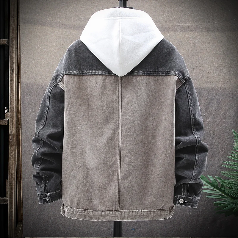 Новая весенне-осенняя мужская джинсовая куртка Молодежная трендовая