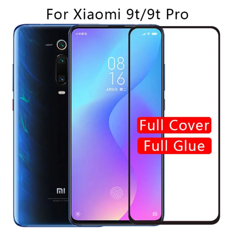 

2Pcs Tempered Glass for xiaomi 9t Mi 9 t Pro Mi 9T Mi9 t pro Full Cover Screen Protector on xiomi mi9t mi 9t pro Smartphone Film