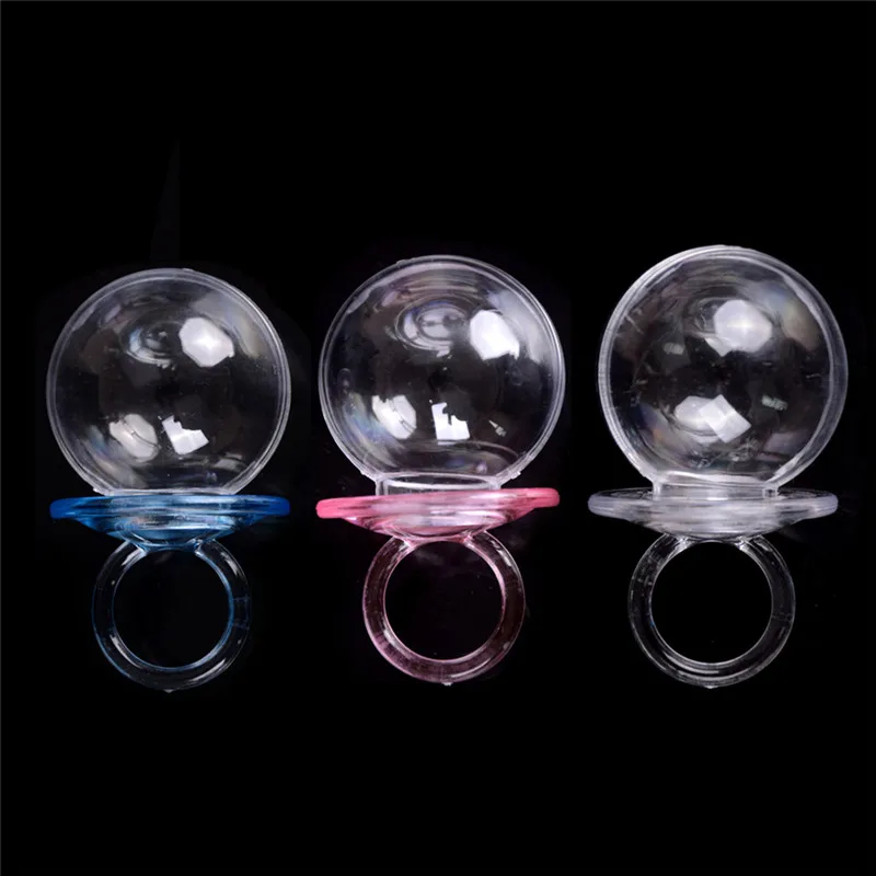 

Creative Clear Fillable Pacifier Shape Bottles Baby Shower Candy Box