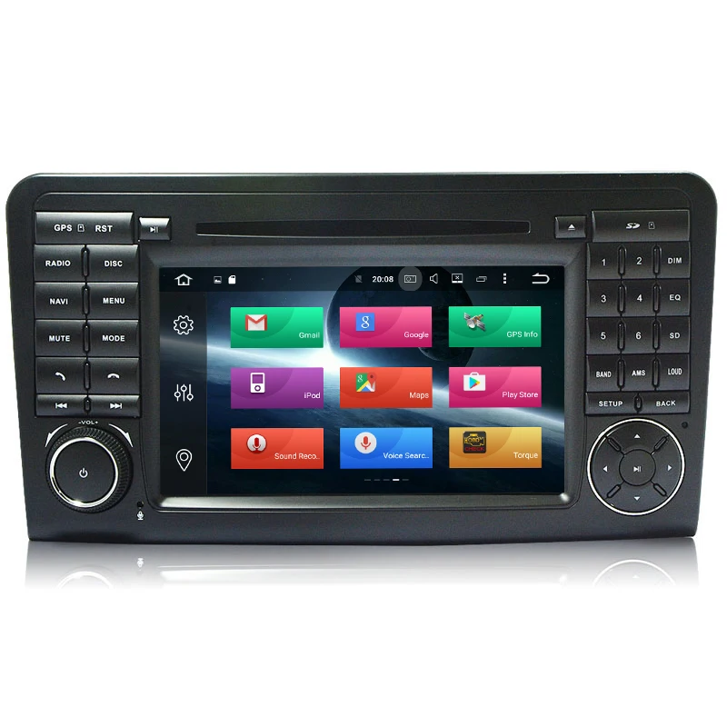 Восьмиядерный Android 10 0 автомобильный dvd плеер для Mercedes Benz GL ML CLASS W164 ML350 ML500 X164 GL320