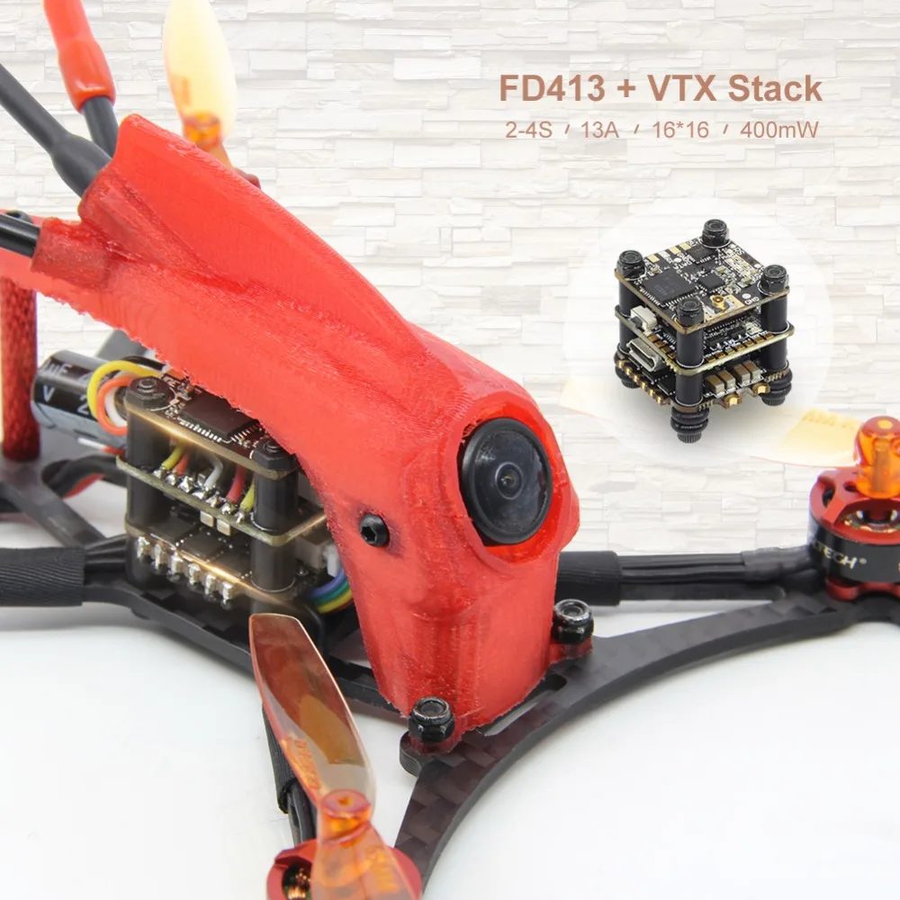 HGLRC зубочистка Parrot120 микро RC FPV гоночный Дрон с камерой PNP F411 2-4S управление полетом 13A 4в1 ESC 1103 кв мотор