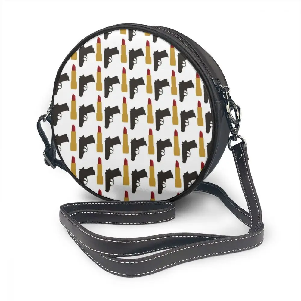 Сумка через плечо с пистолетом кожаная сумка для подростков женские сумки