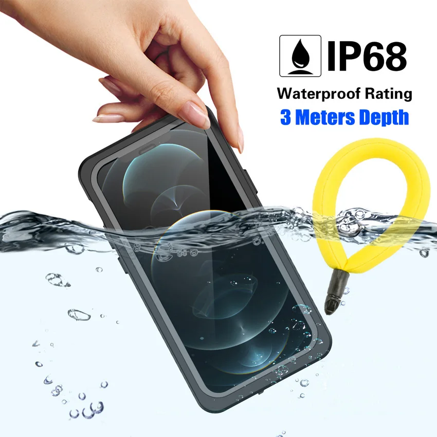 Полностью герметичный подводный Чехол IP68 для Apple iPhone 13 12 Pro Max Mini 11 XS XR 6 6S 7 8 Plus 5 SE