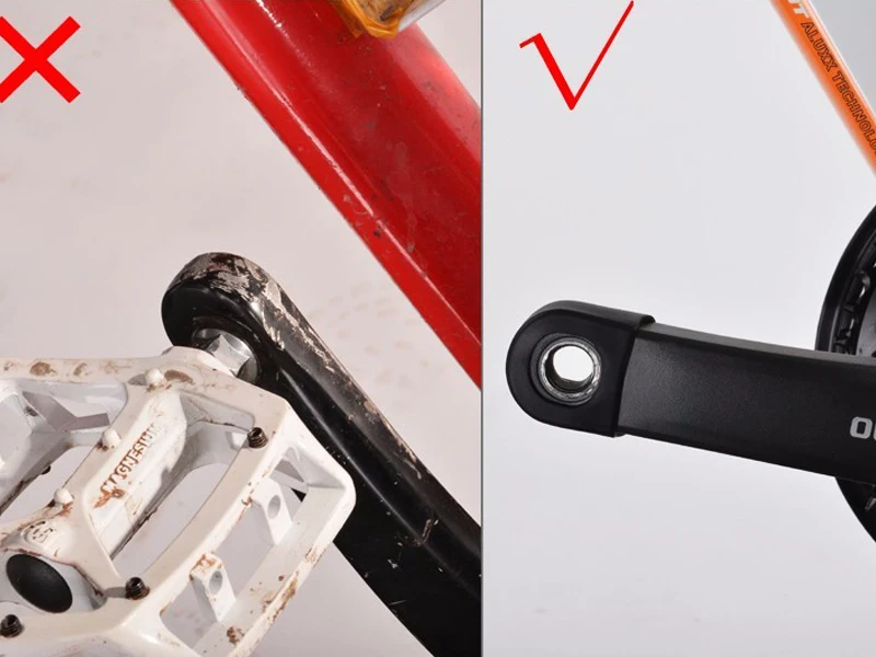 

ZK20 2pcs High Elasticity Silicon Mountain Bicycle bike Universal Crank Plastic Protector Bicycle Accessories