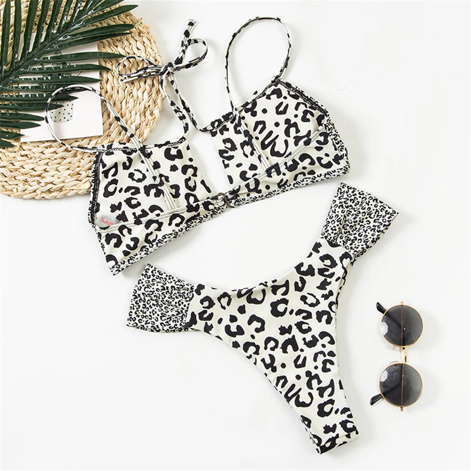 

Biquini Leopard Print Two Piece Bikini Brazillian Swimsuit Maillot De Bain Femme Women Bikinis Set Sexy Swimwear Swimming 212