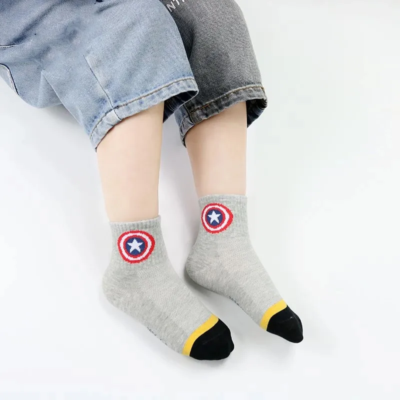 Детские носки весна-лето супергерой стиль колледжа косплей мультфильм удобные