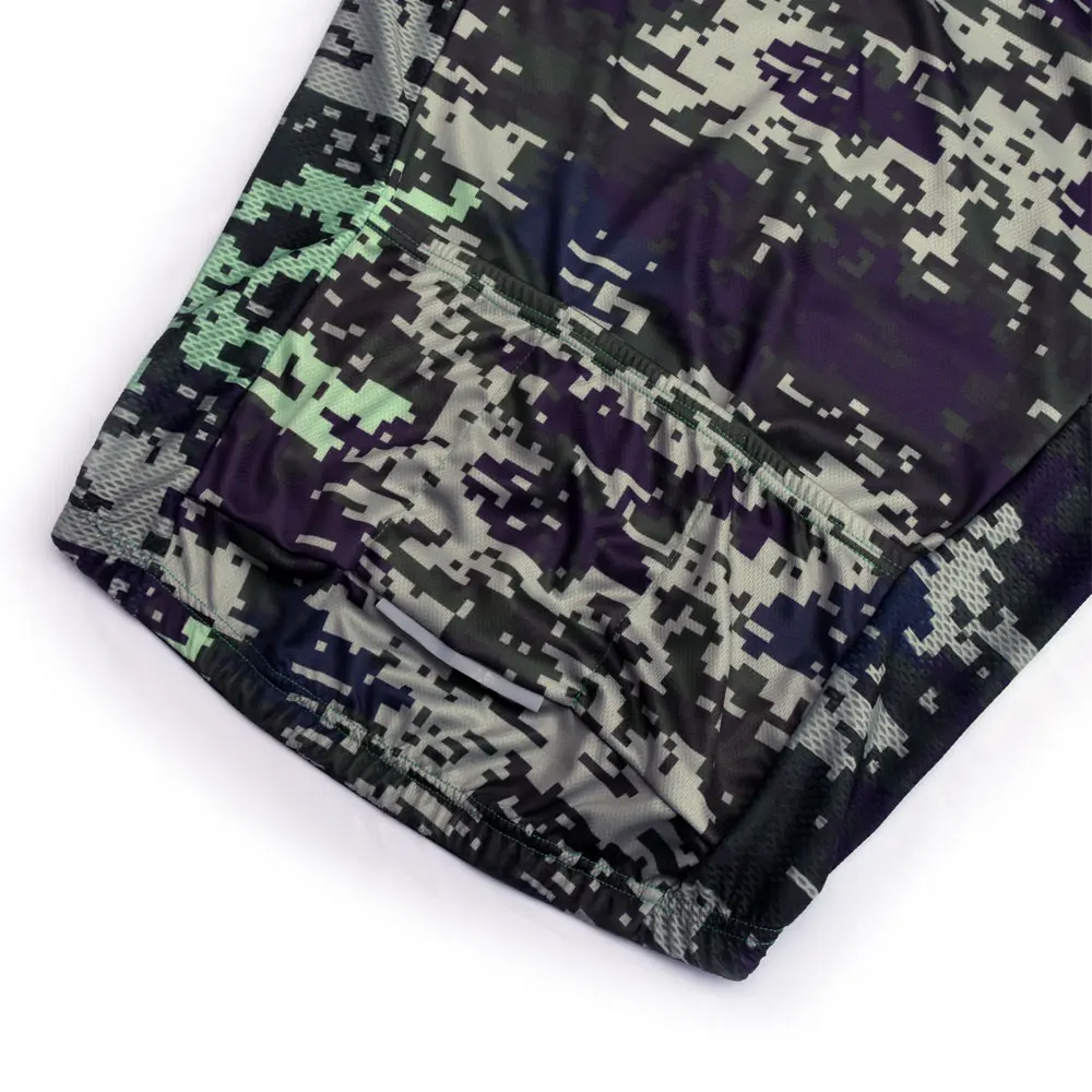 Джерси для велоспорта Мужская дышащая камуфляжная одежда спорта на открытом