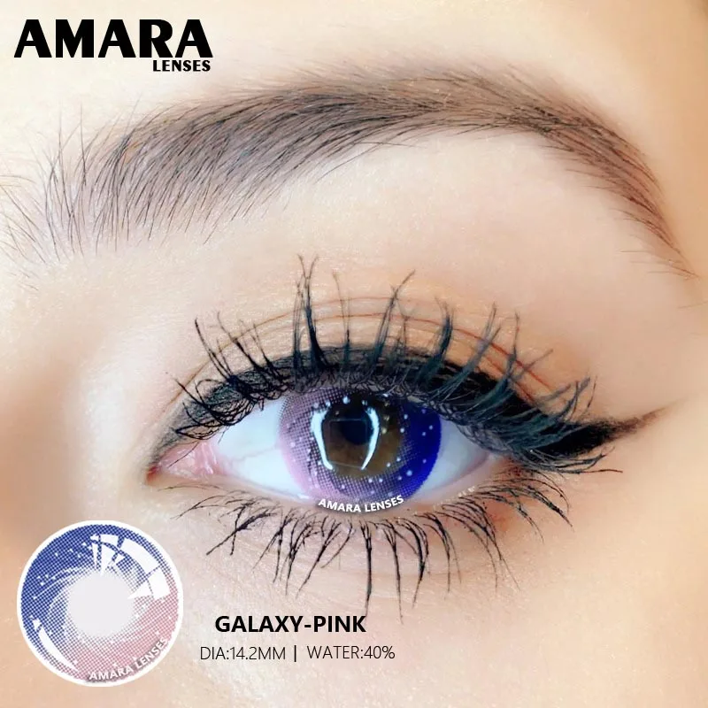 Цветные контактные линзы AMARA Galaxy seriesзрачок ежегодные цветные для цветных глаз |