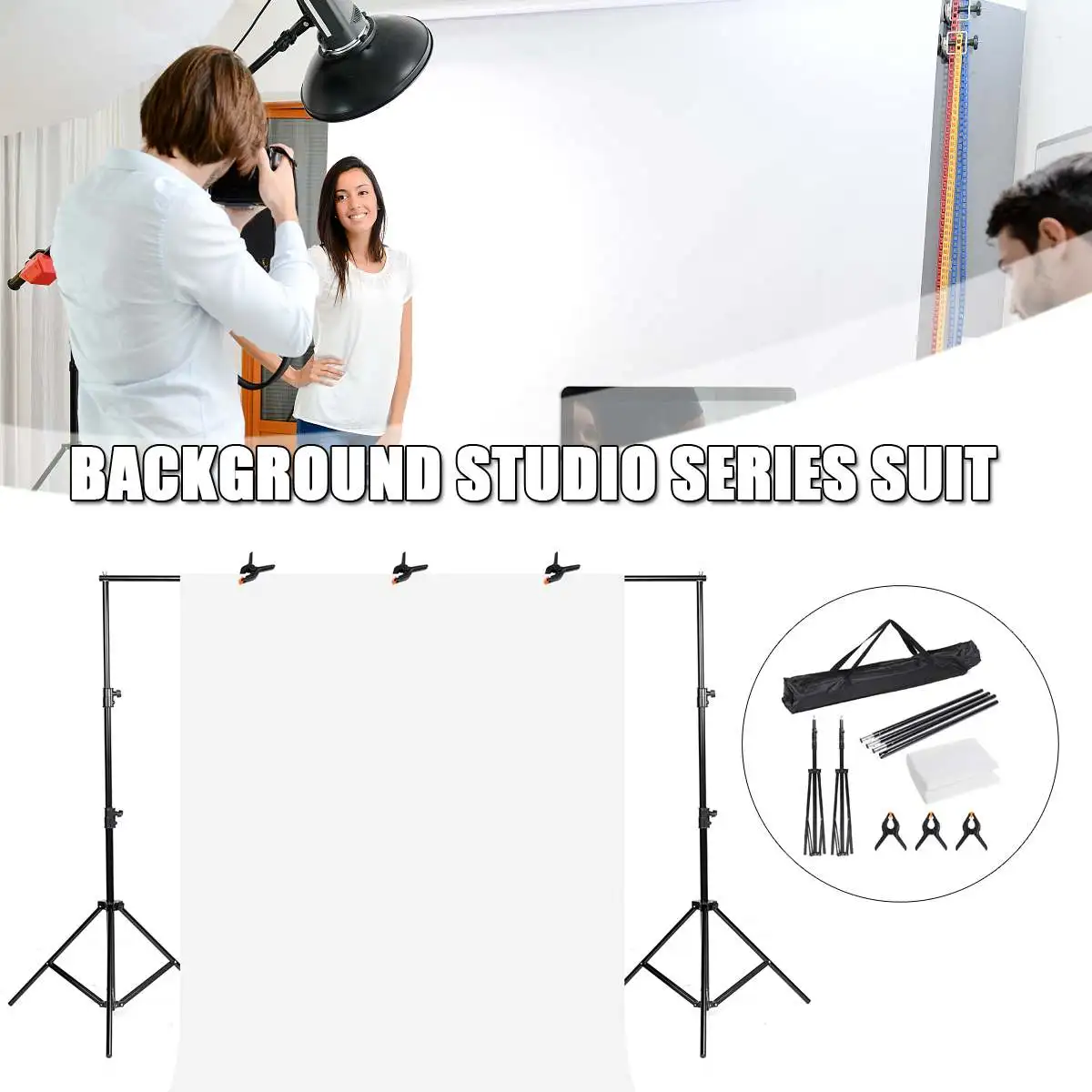 

Photography Photo Studio Backdrop Background Stand Frame Support System For Video Chroma Screen Stand Photo Backdrop Stand Kit