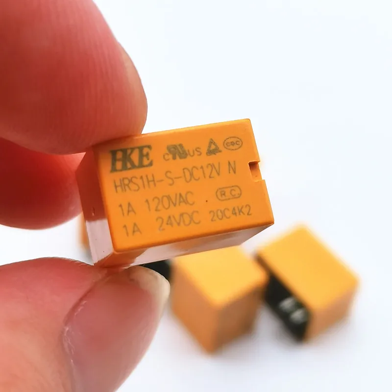 

5PCS Industrial electronic circuit board DIY 3A hrs1h-s-dc5v / 12v-24v hke relay converts 6-pin 4100f 12VDC