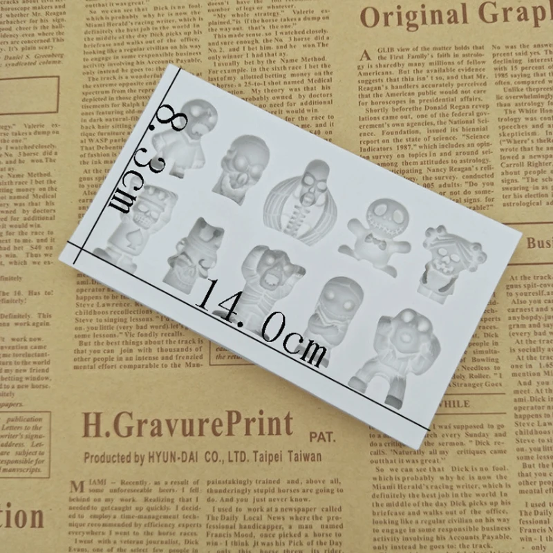 Хэллоуин Череп силиконовые формы для украшения торта инструменты ремесла кексы