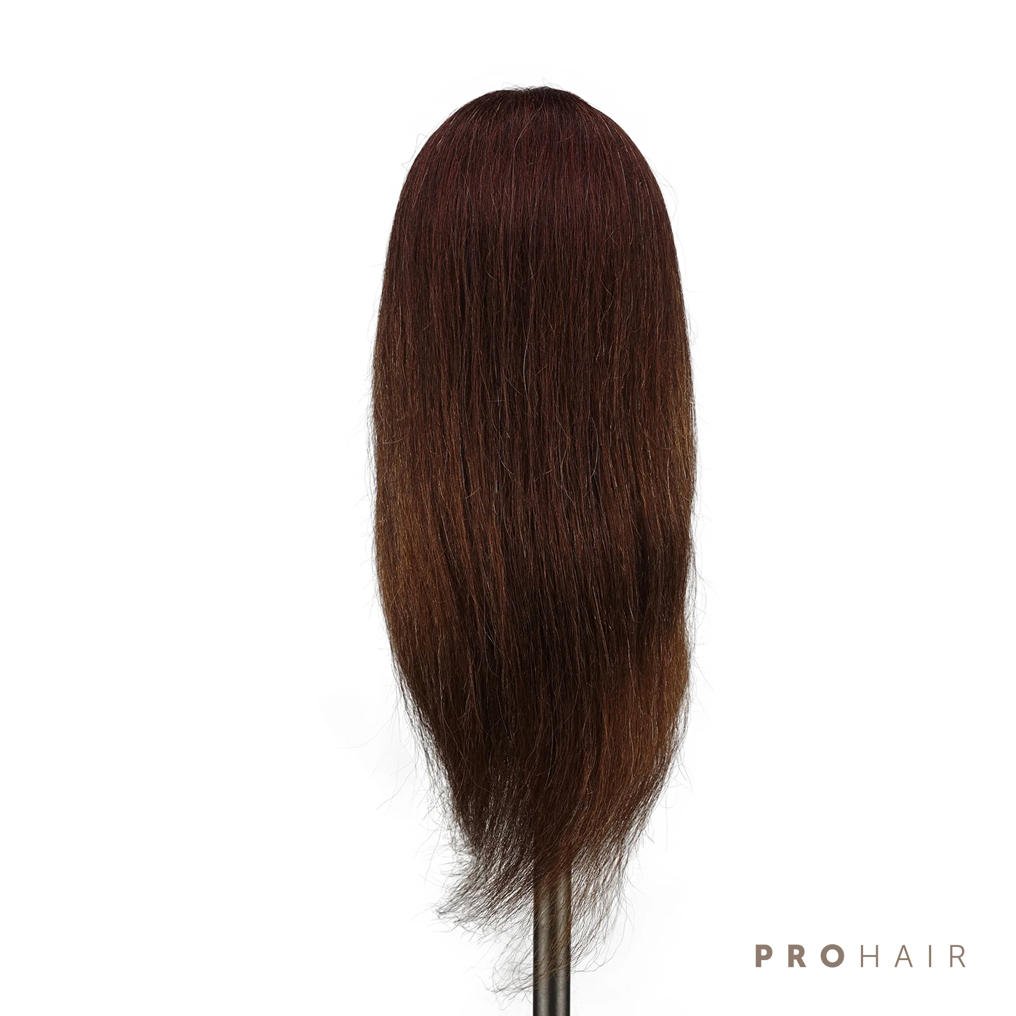 PROHAIR 45 см 1" смешанные волосы темно-коричневый обучение головы Салон Женский манекен головы Парикмахерская Практика Обучение Кукла H