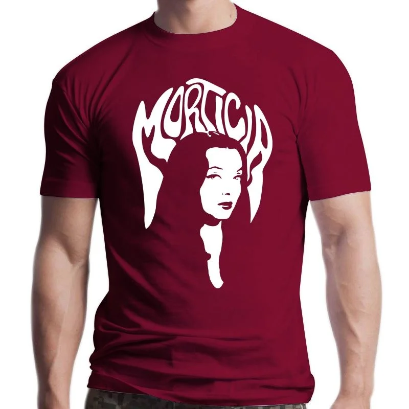 

New Printed Men T Shirt Cotton O-Neck tshirts Morticia Addams Short-Sleeve Women T-Shirt