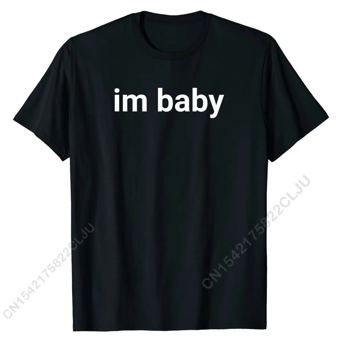 Забавный и милый подарок забавная надпись I'm Baby футболка для влюбленных