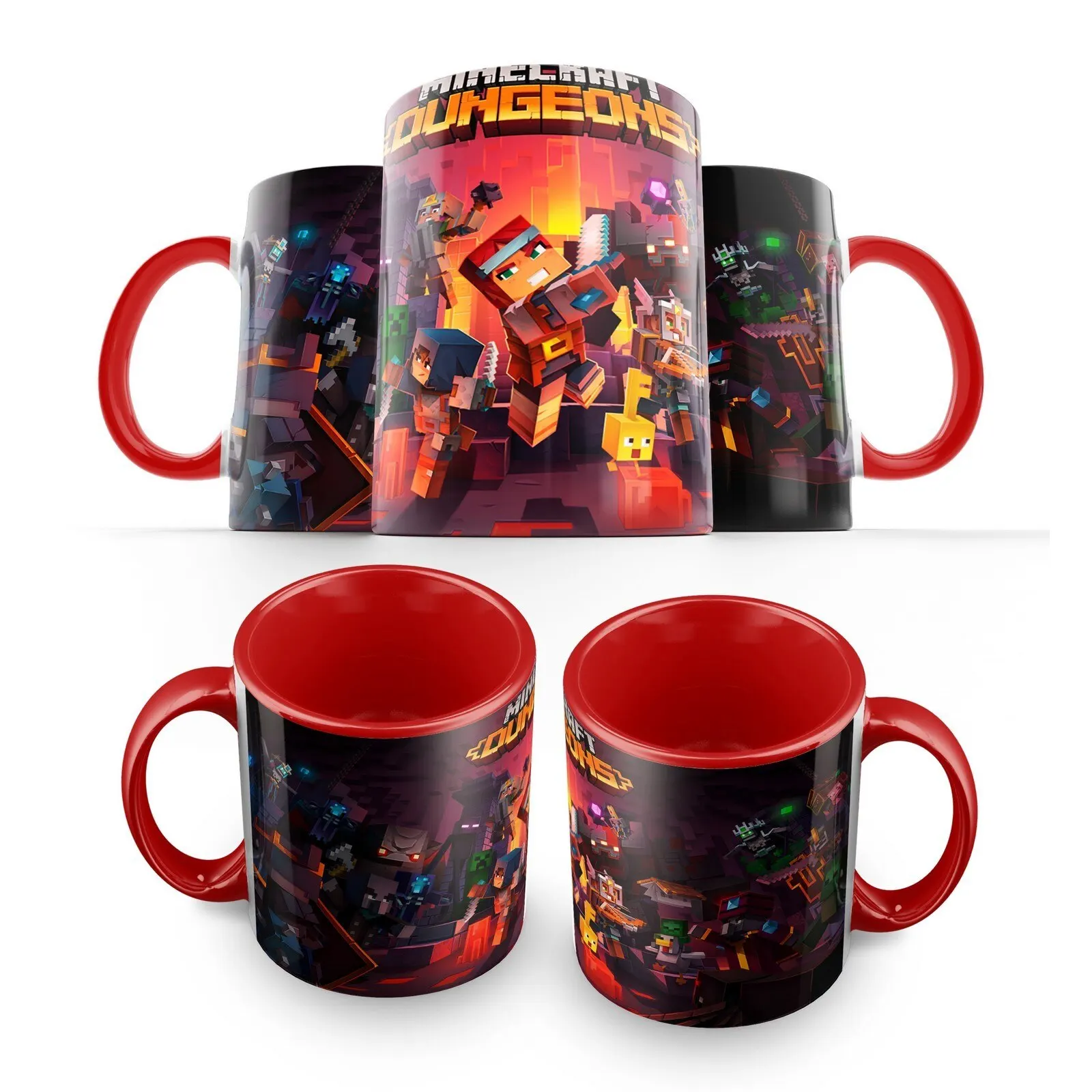 Кружка: Minecraft Dungeons (майнкрафт стив крипер денджеонс данж) | Дом и сад