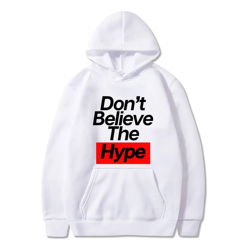 Оптовая продажа мужские толстовки худи don't believe hype homme Прямая поставка свитшот