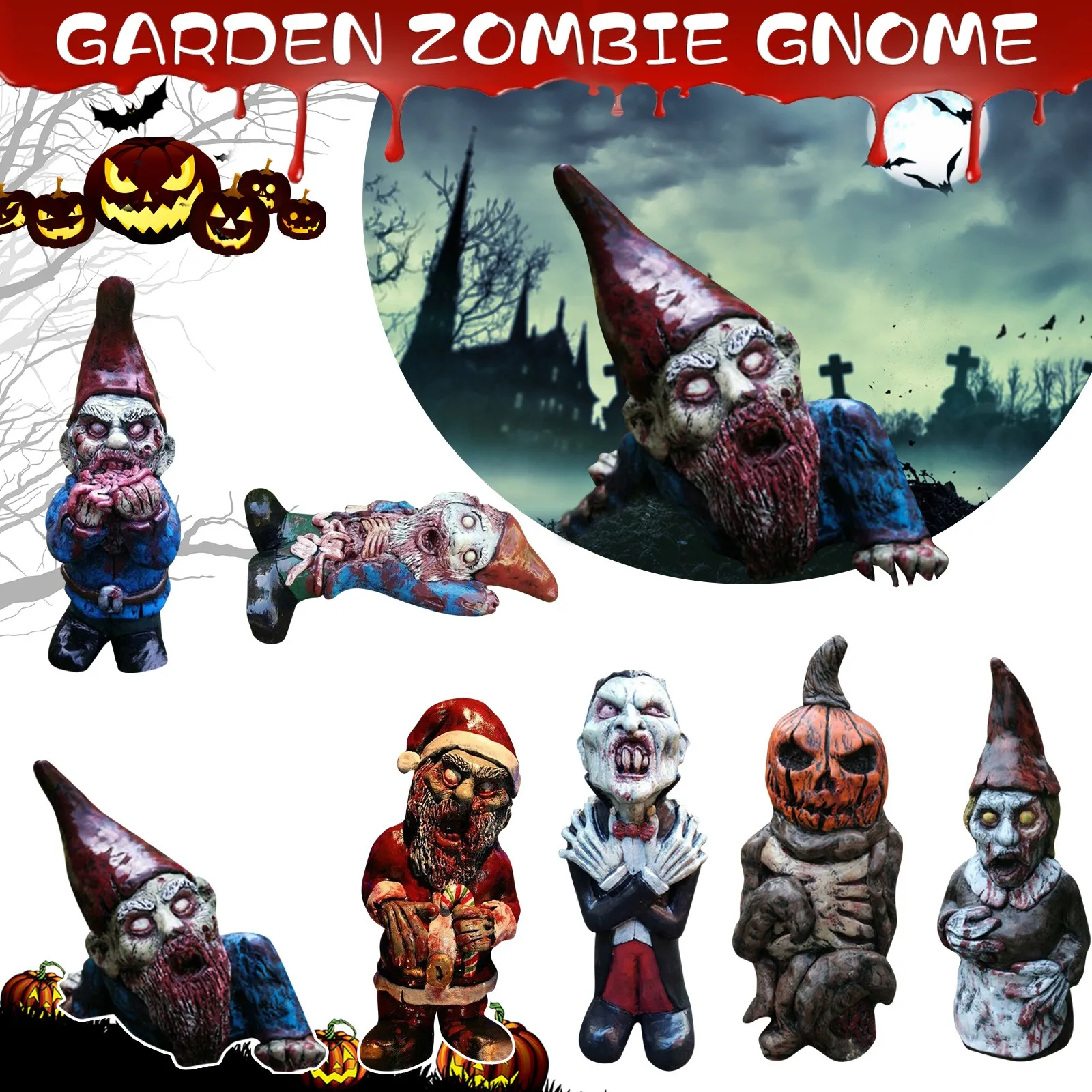 Статуэтка из смолы в виде гнома фильма ужас | Игрушки и хобби