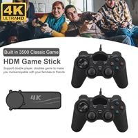 data frog retro video game console with 2 4g wireless gamepads 10000 games stick 4k hd family tv game console for ps1snes