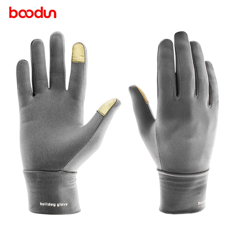 

BOODUN Windproof Outdoor Sports Driving Running Hiking Gloves Winter Mittens Bicycle Bike Cycling Gloves For Men Women Glove