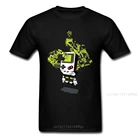 Мужская хлопковая футболка Pixel Dreams, черная футболка с коротким рукавом, одежда с героями мультфильмов 80-х, уличная одежда GG