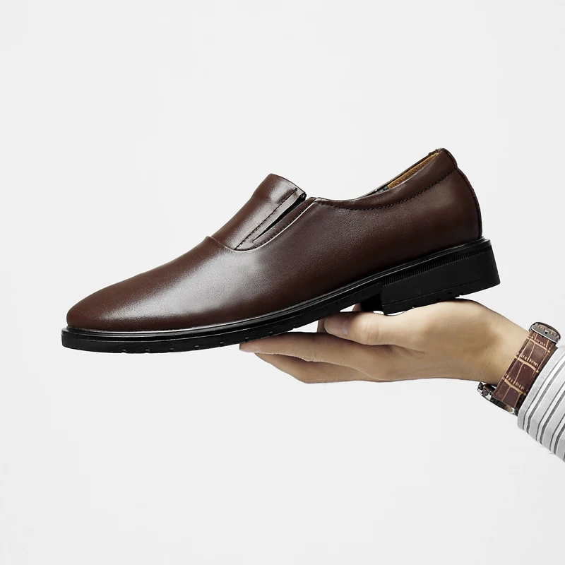 

Para 2020 zapatos sapatos, мужская обувь, sapato, кожаная мужская обувь cuero, хит продаж, новинка, черная модная летняя повседневная мужская обувь на плоской ...
