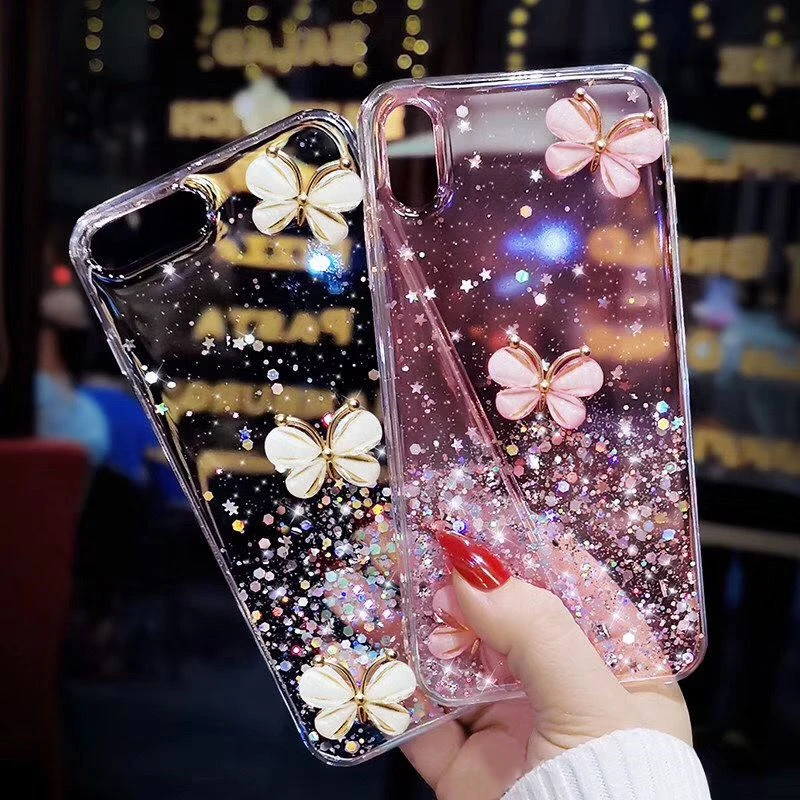 Чехол с бабочками для Huawei Honor 8x 20 10 9 Lite Pro 8A 8S 8C Max 9X 10i 20i Play Y5 Y6 Y7 Y9 Prime P Smart 2019 |