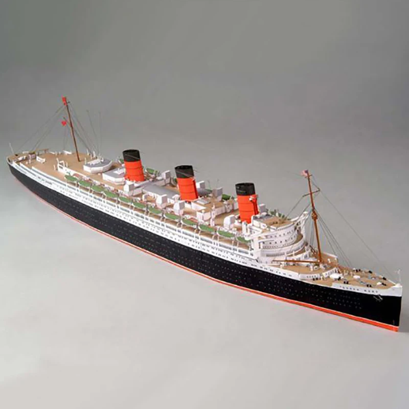 

3d-модель корабля в масштабе 1:400, литая трехмерная Бумажная модель британской королевы, Марии, крейсера, ручная работа, игрушки для взрослых