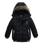 Новинка 2022, стильные зимние куртки для мальчиков, сохраняющие тепло, повседневные толстовки, Детские пальто, детская ветровка с длинным рукавом, верхняя одежда